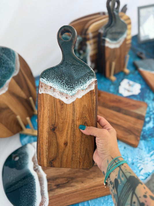 Ocean Wood Cutting Board