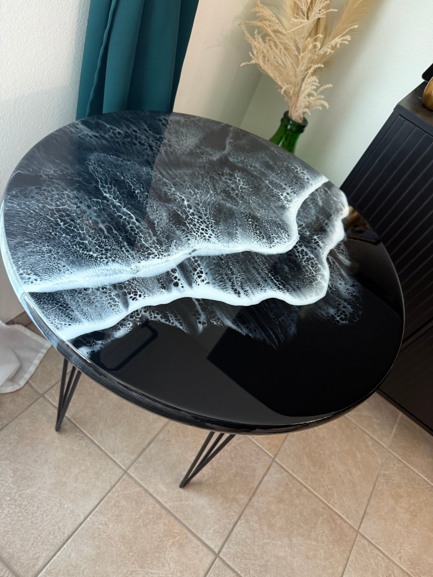 Black Beach Side Table