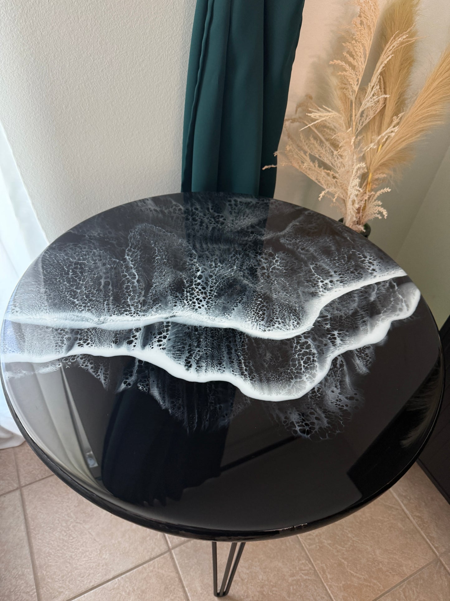 Black Beach Side Table