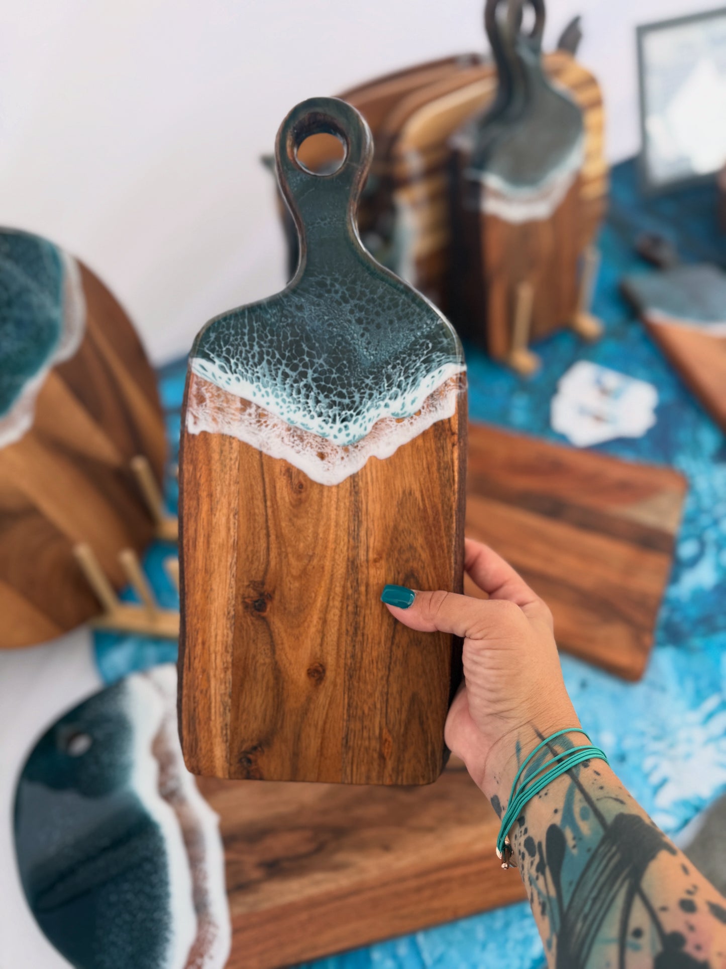 Ocean Wood Cutting Board